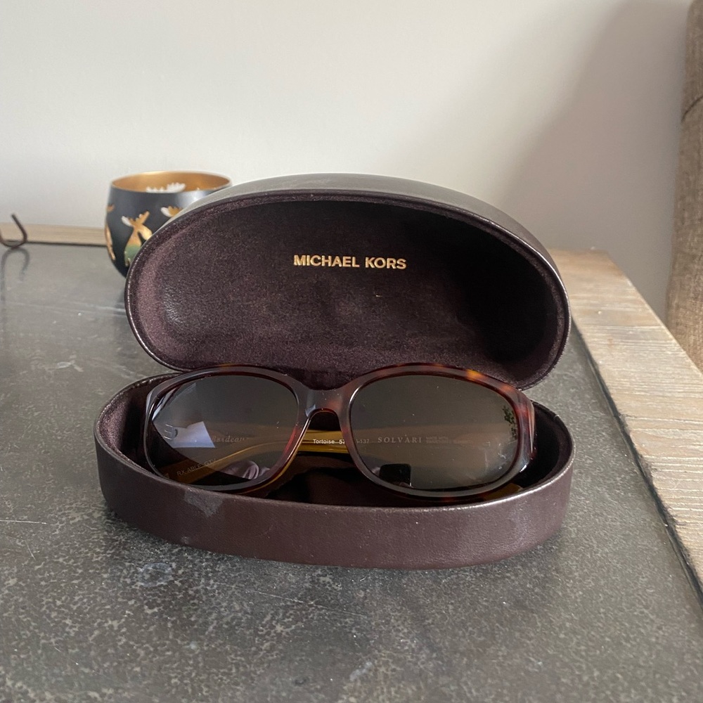 Michael Kors sunglasses and case